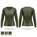 Blank County Sheriff Department Women's Long Sleeve V-neck Shirt - 1