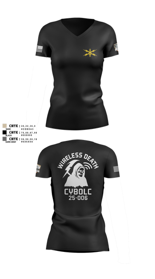 Womens Short Sleeve Vneck Shirt, CyBOLC 25-006, , Teamtime, Team time, sublimation, custom sports apparel, team uniforms, spirit wear, spiritwear, sports uniforms, custom shirts, team store, custom team store, fundraiser sports, apparel fundraiser