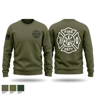 Crew Neck Sweatshirt, Maple ridge fd, Fire Department, Teamtime, Team time, sublimation, custom sports apparel, team uniforms, spirit wear, spiritwear, sports uniforms, custom shirts, team store, custom team store, fundraiser sports, apparel fundraiser