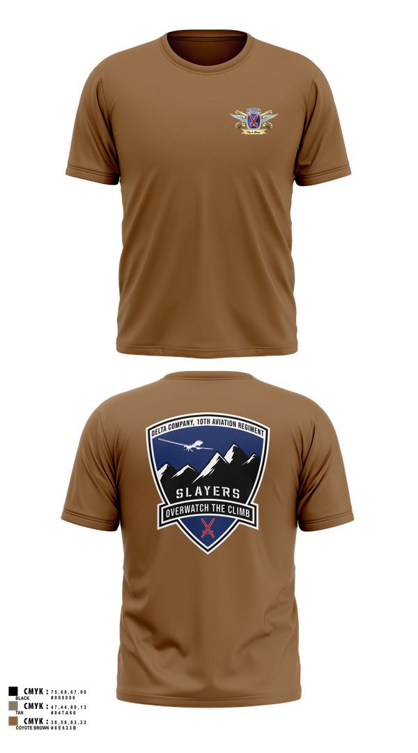 Short Sleeve Performance Shirt, 2-10 AHB Knighthawks, Army, Teamtime, Team time, sublimation, custom sports apparel, team uniforms, spirit wear, spiritwear, sports uniforms, custom shirts, team store, custom team store, fundraiser sports, apparel fundraiser