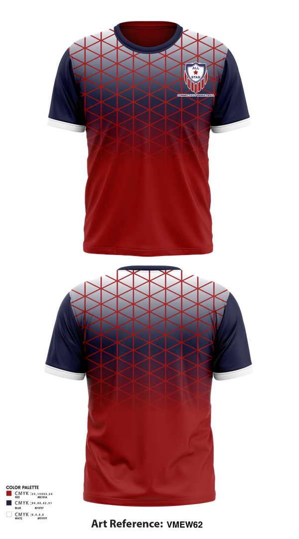Short Sleeve Performance Shirt, Connecticut Basketball Conference, Men's Basketball, Teamtime, Team time, sublimation, custom sports apparel, team uniforms, spirit wear, spiritwear, sports uniforms, custom shirts, team store, custom team store, fundraiser sports, apparel fundraiser