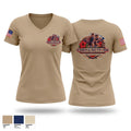 COMMAND FITNESS LEADERS Women's Short Sleeve V-neck Shirt - 1