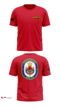 USS Nebraska 45293646 Short Sleeve Performance Shirt - 3