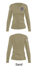 76th IBCT 84718012 Women's Long Sleeve V-neck Shirt - 92