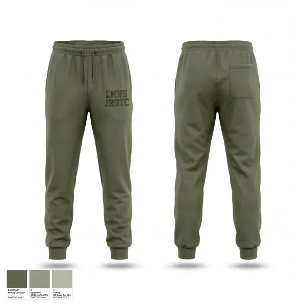 Sweatpants, LMHS JROTC, Army, Teamtime, Team time, sublimation, custom sports apparel, team uniforms, spirit wear, spiritwear, sports uniforms, custom shirts, team store, custom team store, fundraiser sports, apparel fundraiser