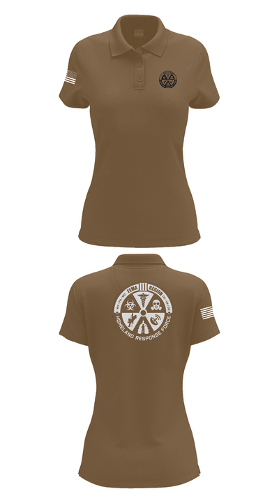 Region 3 Homeland Response Force 34212172 Women's Short Sleeve Performance Polo  - 15