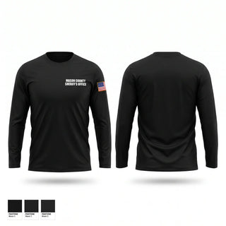 Long Sleeve Performance Shirt, Mason County Sheriff’s Office, Police, Teamtime, Team time, sublimation, custom sports apparel, team uniforms, spirit wear, spiritwear, sports uniforms, custom shirts, team store, custom team store, fundraiser sports, apparel fundraiser