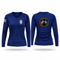 Connecticut department of corrections Women's Long Sleeve V-neck Shirt - 1