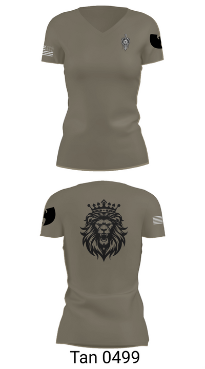Vikings 78762125 Women's Short Sleeve V-neck Shirt - 68