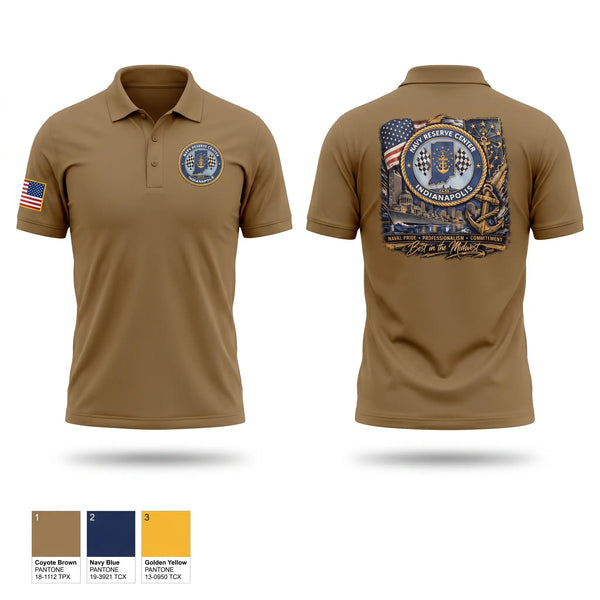 Short Sleeve Performance Polo, NRC Indianapolis, Navy, Teamtime, Team time, sublimation, custom sports apparel, team uniforms, spirit wear, spiritwear, sports uniforms, custom shirts, team store, custom team store, fundraiser sports, apparel fundraiser