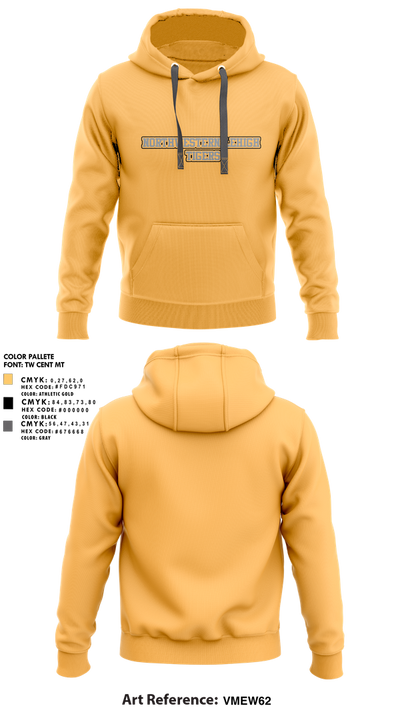 Northwestern Lehigh Tigers 26810630 Hoodie - 1
