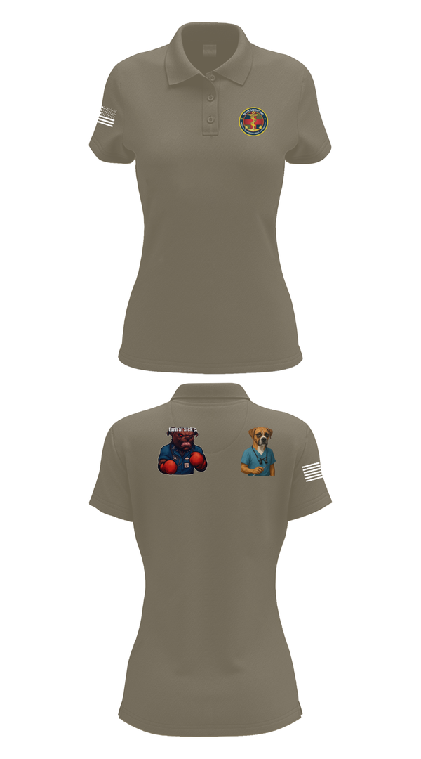 Womens Short Sleeve Performance Polo, USS Boxer, , Teamtime, Team time, sublimation, custom sports apparel, team uniforms, spirit wear, spiritwear, sports uniforms, custom shirts, team store, custom team store, fundraiser sports, apparel fundraiser