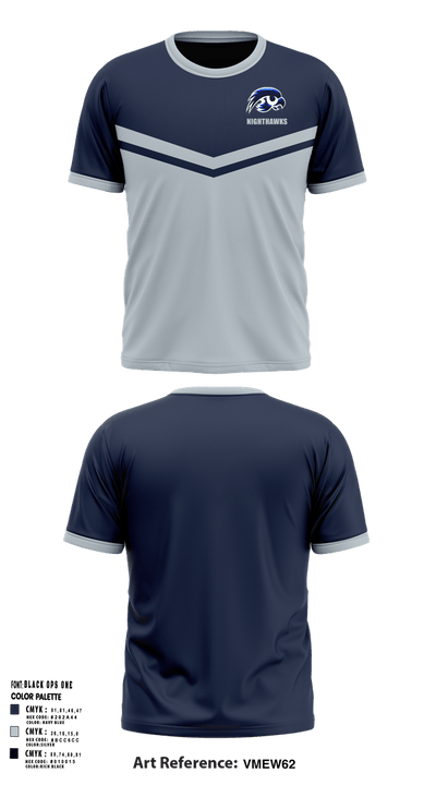 Nighthawks 11290464 Short Sleeve Performance Shirt - 1