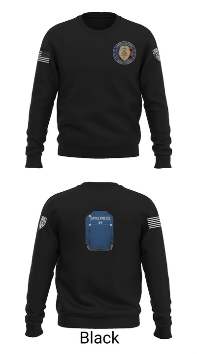 Cayce Police K9 35627395 Crew Neck Sweatshirt - 24