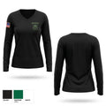 Schenectady County Sheriff patrol PBA 74547935 Women's Long Sleeve V-neck Shirt - 1