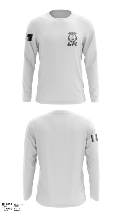 Long Sleeve Performance Shirt, 5th PCT Crime Section, , Teamtime, Team time, sublimation, custom sports apparel, team uniforms, spirit wear, spiritwear, sports uniforms, custom shirts, team store, custom team store, fundraiser sports, apparel fundraiser