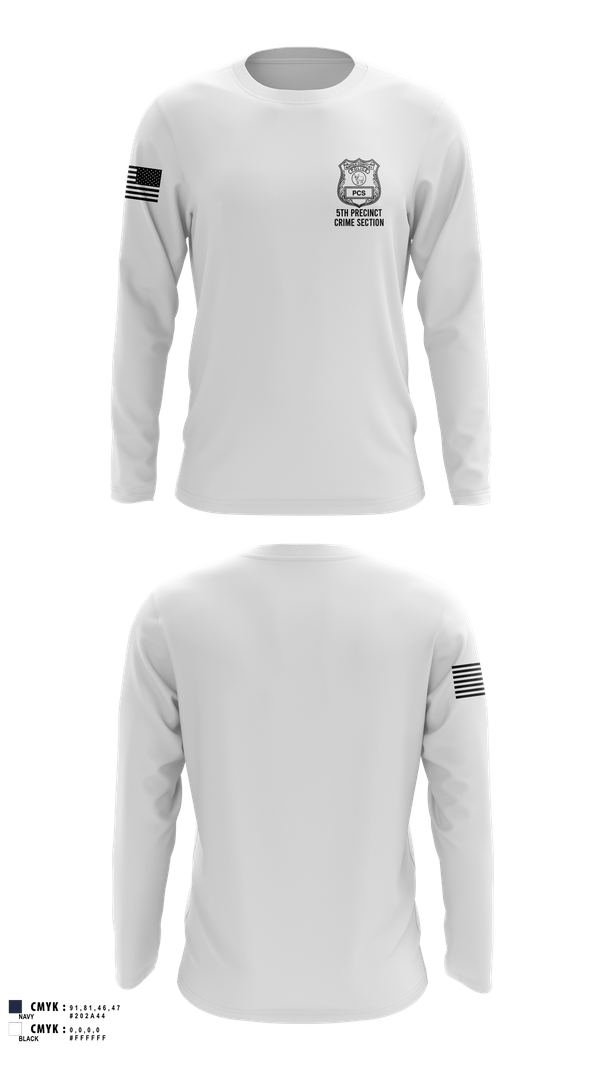 Long Sleeve Performance Shirt, 5th PCT Crime Section, , Teamtime, Team time, sublimation, custom sports apparel, team uniforms, spirit wear, spiritwear, sports uniforms, custom shirts, team store, custom team store, fundraiser sports, apparel fundraiser