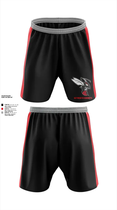Heyworth Hornets 18090995 Athletic Shorts With Pockets - 1