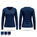 Middletown Police Department Women's Long Sleeve V-neck Shirt - 1