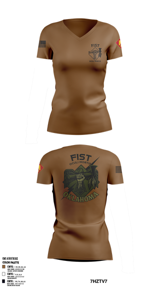 Womens Short Sleeve Vneck Shirt, HHB 160th FIST, Army, Teamtime, Team time, sublimation, custom sports apparel, team uniforms, spirit wear, spiritwear, sports uniforms, custom shirts, team store, custom team store, fundraiser sports, apparel fundraiser