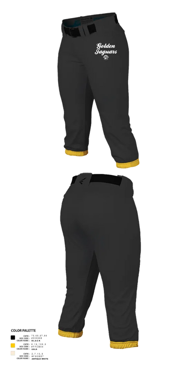 Golden Jaguars Softball 91388037 Softball Pants - 20