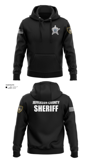 Hoodie, Jefferson County Sheriff's Office, Police, Teamtime, Team time, sublimation, custom sports apparel, team uniforms, spirit wear, spiritwear, sports uniforms, custom shirts, team store, custom team store, fundraiser sports, apparel fundraiser