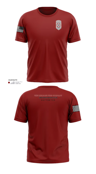 Old School Cotton Feel Shirt, The Melrose Fire Company Incorporated, , Teamtime, Team time, sublimation, custom sports apparel, team uniforms, spirit wear, spiritwear, sports uniforms, custom shirts, team store, custom team store, fundraiser sports, apparel fundraiser