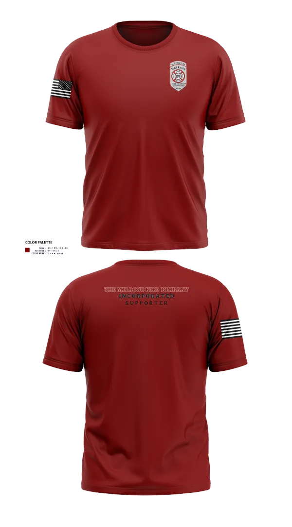 Old School Cotton Feel Shirt, The Melrose Fire Company Incorporated, , Teamtime, Team time, sublimation, custom sports apparel, team uniforms, spirit wear, spiritwear, sports uniforms, custom shirts, team store, custom team store, fundraiser sports, apparel fundraiser