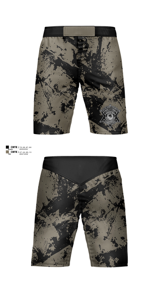 Fight Shorts, Richland County Sheriff's Department Training Unit, Police, Teamtime, Team time, sublimation, custom sports apparel, team uniforms, spirit wear, spiritwear, sports uniforms, custom shirts, team store, custom team store, fundraiser sports, apparel fundraiser