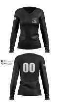 B/3-43 41325172 Women's Long Sleeve V-neck Shirt - 1