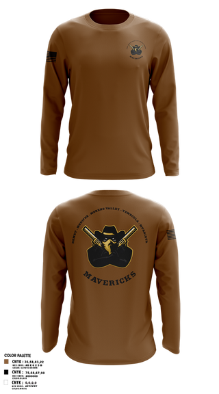 Long Sleeve Performance Shirt, Mavericks, , Teamtime, Team time, sublimation, custom sports apparel, team uniforms, spirit wear, spiritwear, sports uniforms, custom shirts, team store, custom team store, fundraiser sports, apparel fundraiser