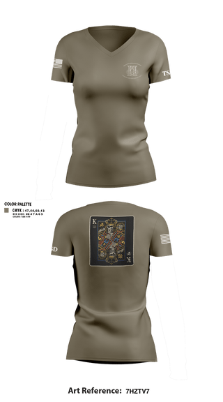 Womens Short Sleeve Vneck Shirt, EOD TEU 2, Navy, Teamtime, Team time, sublimation, custom sports apparel, team uniforms, spirit wear, spiritwear, sports uniforms, custom shirts, team store, custom team store, fundraiser sports, apparel fundraiser