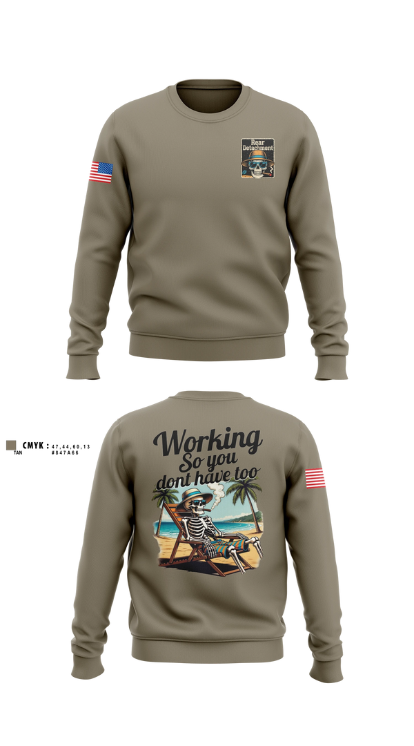 Crew Neck Sweatshirt, 252engcoreardetachment, Army, Teamtime, Team time, sublimation, custom sports apparel, team uniforms, spirit wear, spiritwear, sports uniforms, custom shirts, team store, custom team store, fundraiser sports, apparel fundraiser