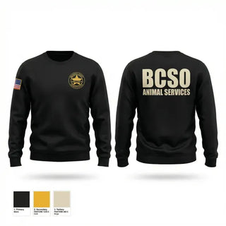 Crew Neck Sweatshirt, Brunswick County Sheriff - Animal Protective Services, Police, Teamtime, Team time, sublimation, custom sports apparel, team uniforms, spirit wear, spiritwear, sports uniforms, custom shirts, team store, custom team store, fundraiser sports, apparel fundraiser