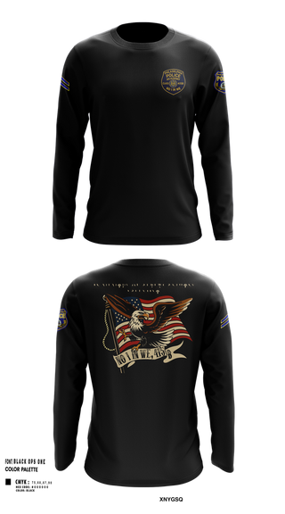Long Sleeve Performance Shirt, Philadelphia Police, , Teamtime, Team time, sublimation, custom sports apparel, team uniforms, spirit wear, spiritwear, sports uniforms, custom shirts, team store, custom team store, fundraiser sports, apparel fundraiser