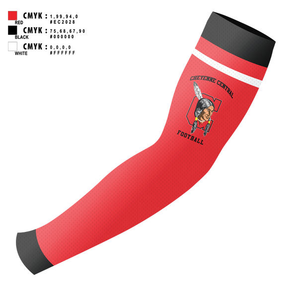 Arm Sleeve, Cheyenne Central, , Teamtime, Team time, sublimation, custom sports apparel, team uniforms, spirit wear, spiritwear, sports uniforms, custom shirts, team store, custom team store, fundraiser sports, apparel fundraiser