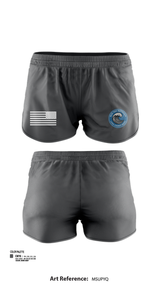 Ranger Panties, Blue Tide Battalion, , Teamtime, Team time, sublimation, custom sports apparel, team uniforms, spirit wear, spiritwear, sports uniforms, custom shirts, team store, custom team store, fundraiser sports, apparel fundraiser