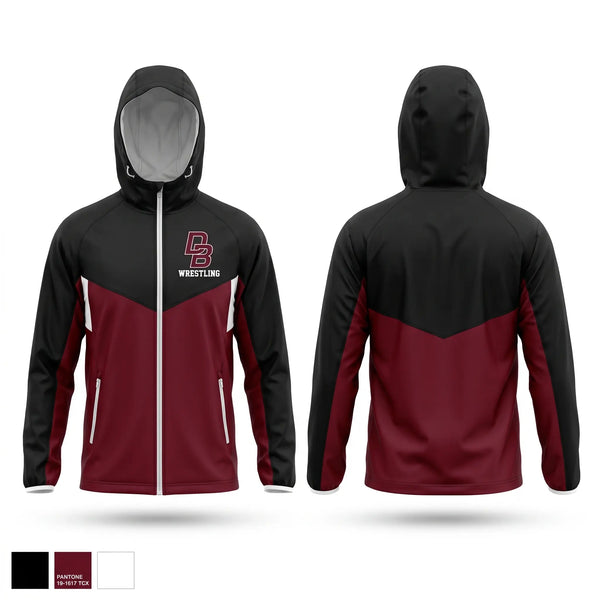 Windbreaker, Don Bosco Ironmen Wrestling, Wrestling, Teamtime, Team time, sublimation, custom sports apparel, team uniforms, spirit wear, spiritwear, sports uniforms, custom shirts, team store, custom team store, fundraiser sports, apparel fundraiser