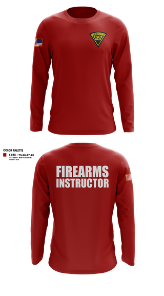 Long Sleeve Performance Shirt, West Virginia State Police, Police, Teamtime, Team time, sublimation, custom sports apparel, team uniforms, spirit wear, spiritwear, sports uniforms, custom shirts, team store, custom team store, fundraiser sports, apparel fundraiser