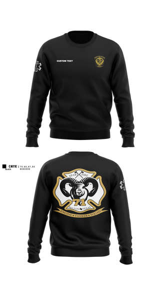 Crew Neck Sweatshirt, Sparta Fire/Rescue, Fire Department, Teamtime, Team time, sublimation, custom sports apparel, team uniforms, spirit wear, spiritwear, sports uniforms, custom shirts, team store, custom team store, fundraiser sports, apparel fundraiser