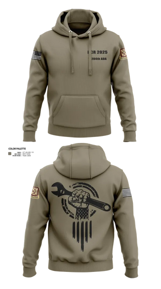 Hoodie, 1/204th ADA, , Teamtime, Team time, sublimation, custom sports apparel, team uniforms, spirit wear, spiritwear, sports uniforms, custom shirts, team store, custom team store, fundraiser sports, apparel fundraiser