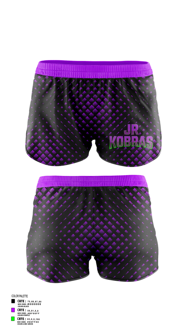 Womens Shorts, JR Kobras, Softball, Teamtime, Team time, sublimation, custom sports apparel, team uniforms, spirit wear, spiritwear, sports uniforms, custom shirts, team store, custom team store, fundraiser sports, apparel fundraiser