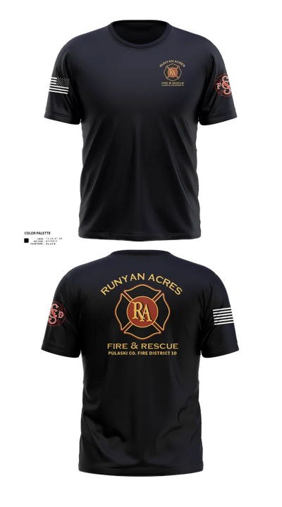 RUNYAN ACRES FIRE DEPARTMENT 34134469 Short Sleeve Performance Shirt - 50