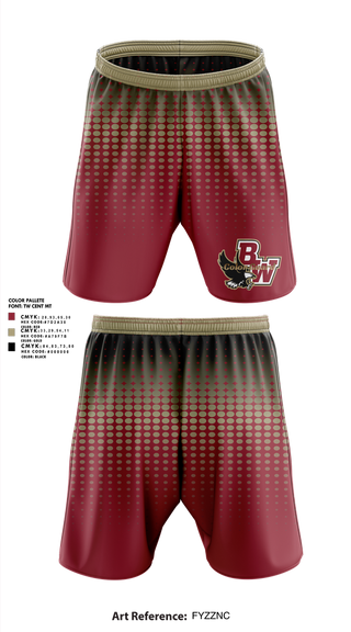 Athletic Shorts With Pockets, Bishop Watterson Color Guard, Spirit Store, Teamtime, Team time, sublimation, custom sports apparel, team uniforms, spirit wear, spiritwear, sports uniforms, custom shirts, team store, custom team store, fundraiser sports, apparel fundraiser