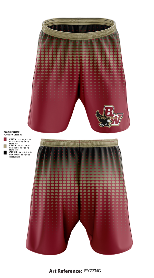 Athletic Shorts With Pockets, Bishop Watterson Color Guard, Spirit Store, Teamtime, Team time, sublimation, custom sports apparel, team uniforms, spirit wear, spiritwear, sports uniforms, custom shirts, team store, custom team store, fundraiser sports, apparel fundraiser