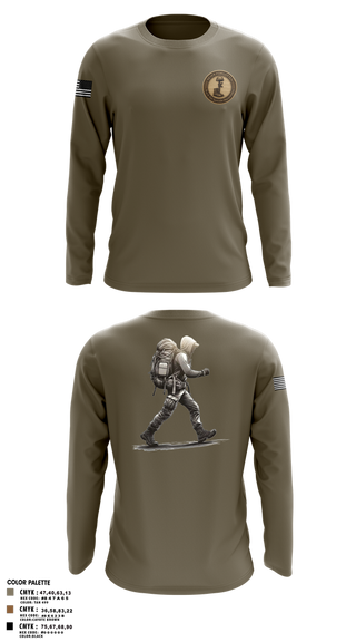Long Sleeve Performance Shirt, 7th Group, Army, Teamtime, Team time, sublimation, custom sports apparel, team uniforms, spirit wear, spiritwear, sports uniforms, custom shirts, team store, custom team store, fundraiser sports, apparel fundraiser