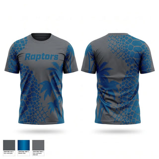 Short Sleeve Performance Shirt, Raptors, Baseball, Teamtime, Team time, sublimation, custom sports apparel, team uniforms, spirit wear, spiritwear, sports uniforms, custom shirts, team store, custom team store, fundraiser sports, apparel fundraiser