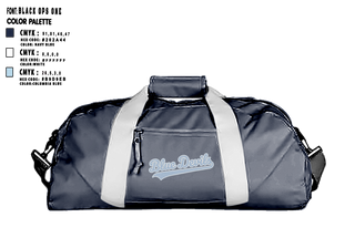 Duffle Bag, Blue Devils, Baseball, Teamtime, Team time, sublimation, custom sports apparel, team uniforms, spirit wear, spiritwear, sports uniforms, custom shirts, team store, custom team store, fundraiser sports, apparel fundraiser