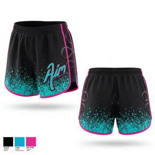 Womens Shorts, AIM basketball, Women's Basketball, Teamtime, Team time, sublimation, custom sports apparel, team uniforms, spirit wear, spiritwear, sports uniforms, custom shirts, team store, custom team store, fundraiser sports, apparel fundraiser