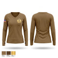 Screven County Sheriff’s Office Women's Long Sleeve V-neck Shirt - 1